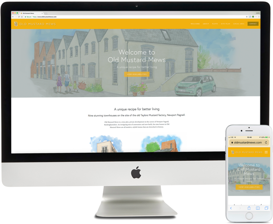 Old Mustard Mews Website - Mustard (1000x850), Png Download
