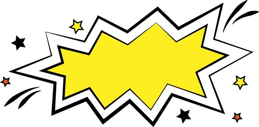 Superhero Banner 2015 0009 Vector Smart Object - Falling Stars Logo (869x426), Png Download