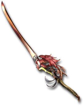 Ray Of Zhuque - Suzaku Katana Gbf (462x400), Png Download