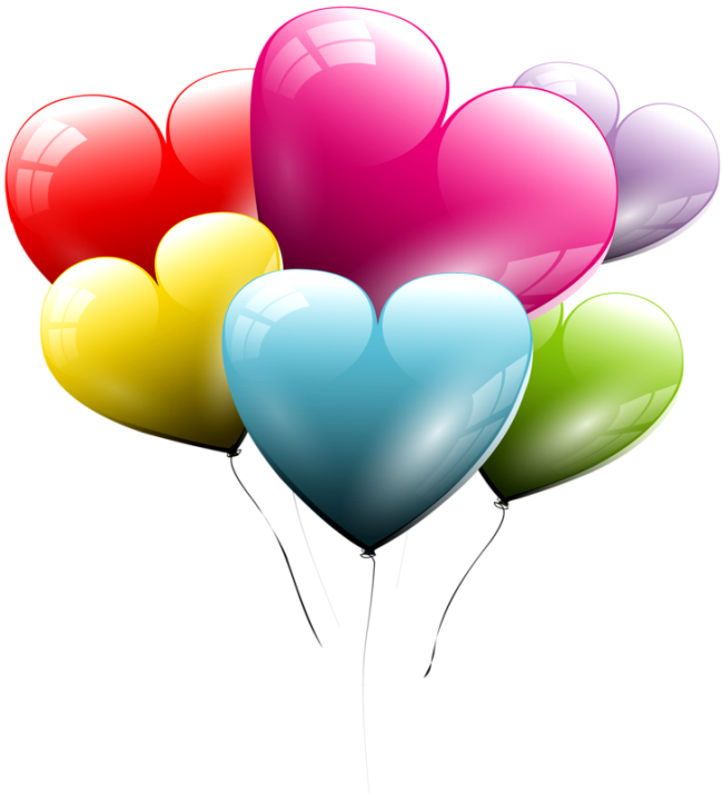 Heart Baloons Png - Png Image Heart Balloon (650x713), Png Download