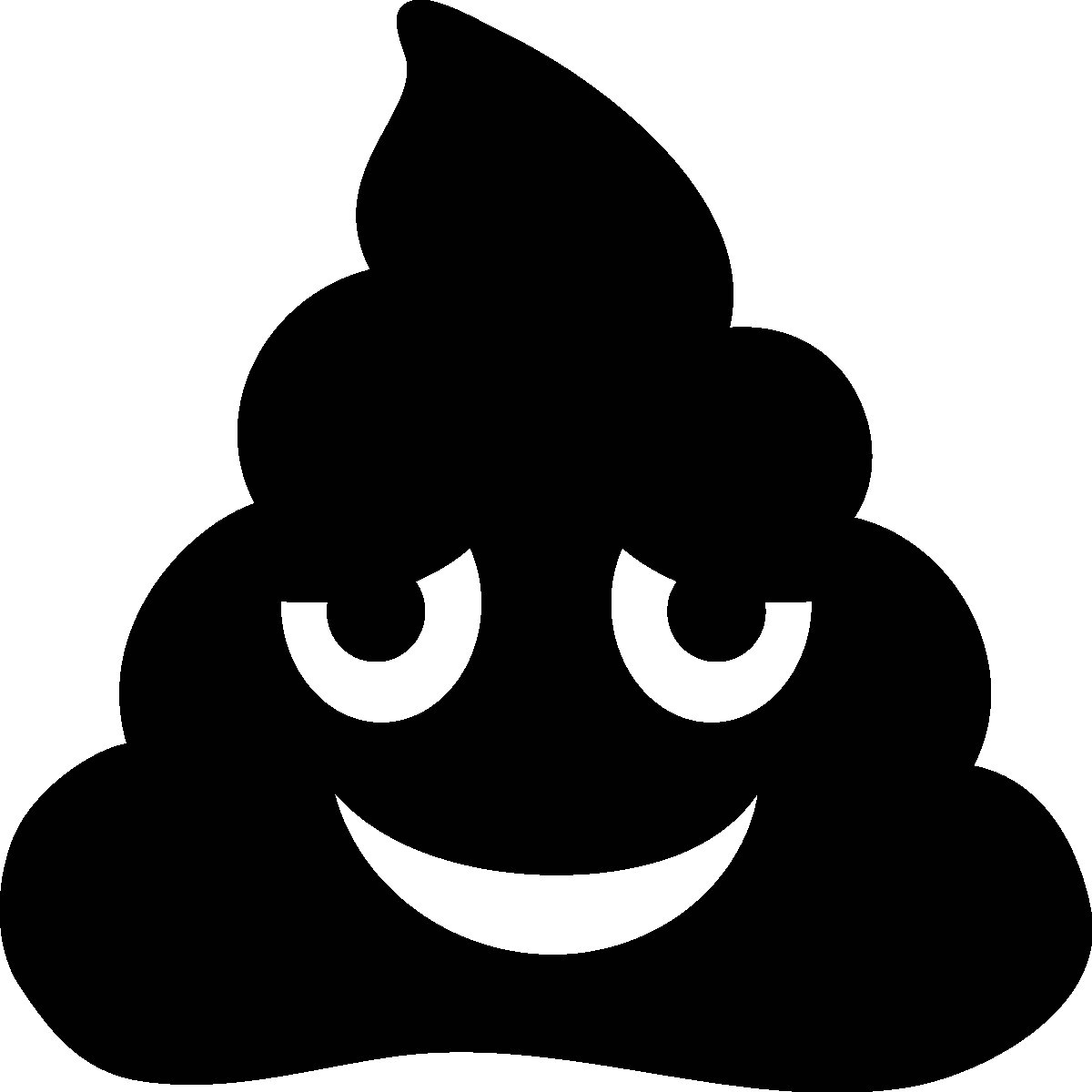 Turd Png Download - Poop Emoji Svg File (1200x1200), Png Download