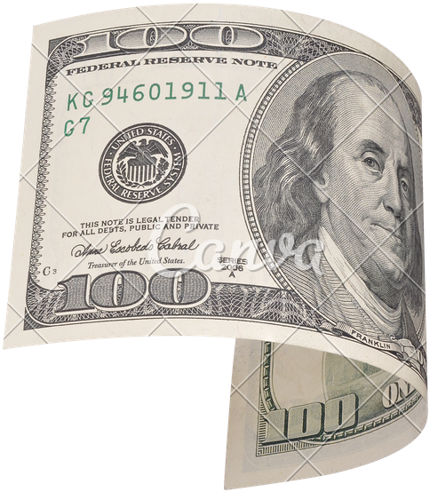Hundred Dollar Bills Png - 100 Dollar Bill (800x729), Png Download