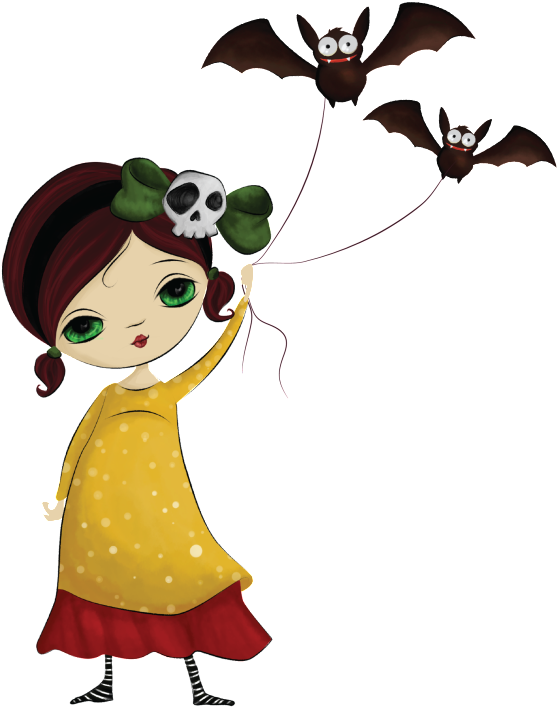Watercolor Hand-painted Cartoon Girl Transparent Material - Cartoon (650x841), Png Download