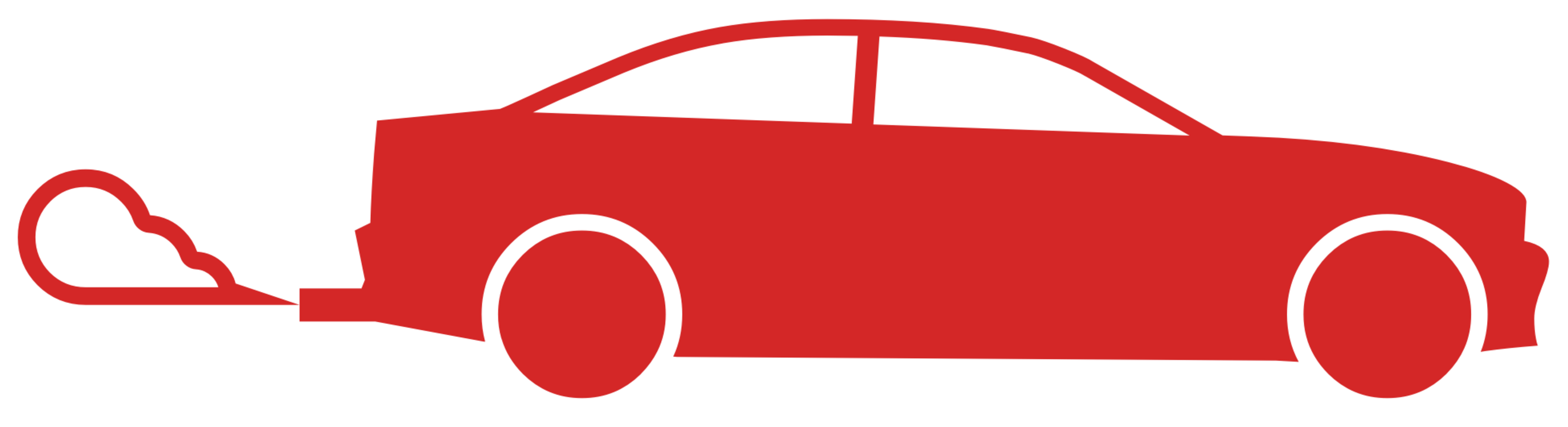 The Car Pollute The Air With Co2 Icons Png - Car Co2 Png (1942x529), Png Download