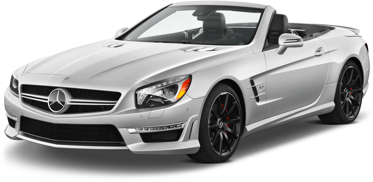 White Mercedes Benz Sl 2014 Car Png Clipart Mercedes - 2010 Infiniti G37 Convertible (1280x740), Png Download