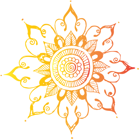 0, - Indian Decoration Png (600x595), Png Download