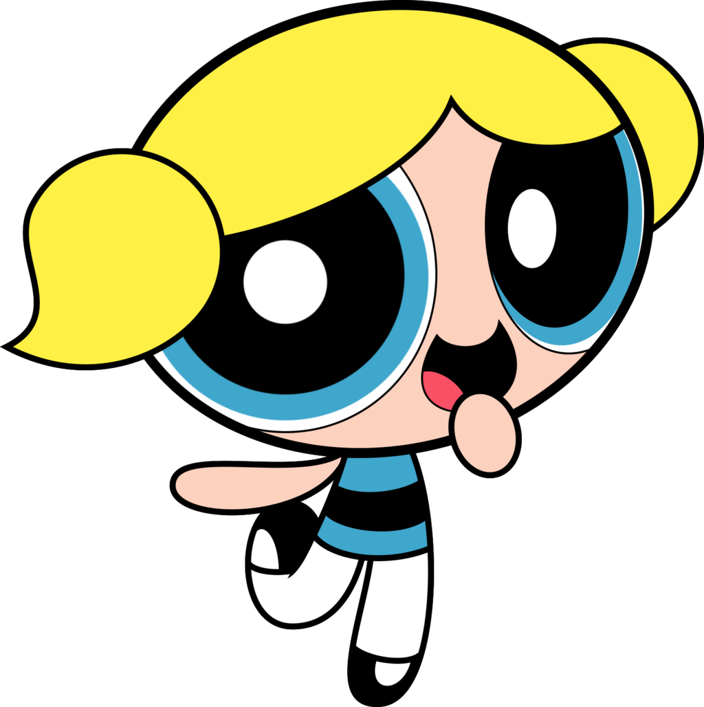 Informative Powerpuff Girl Bubble Sturdy Power Puff - Bubbles Powerpuff Girls Clipart (1024x1028), Png Download