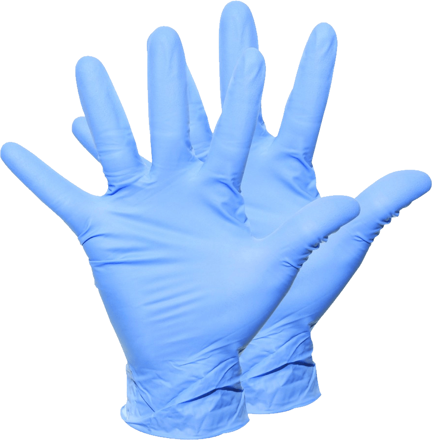 Plastic Gloves - Briers B0403 Vinyl Gloves - One Size (882x899), Png Download