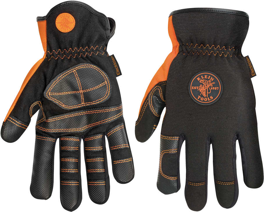 Electrician Gloves Klein Tools (1000x1000), Png Download