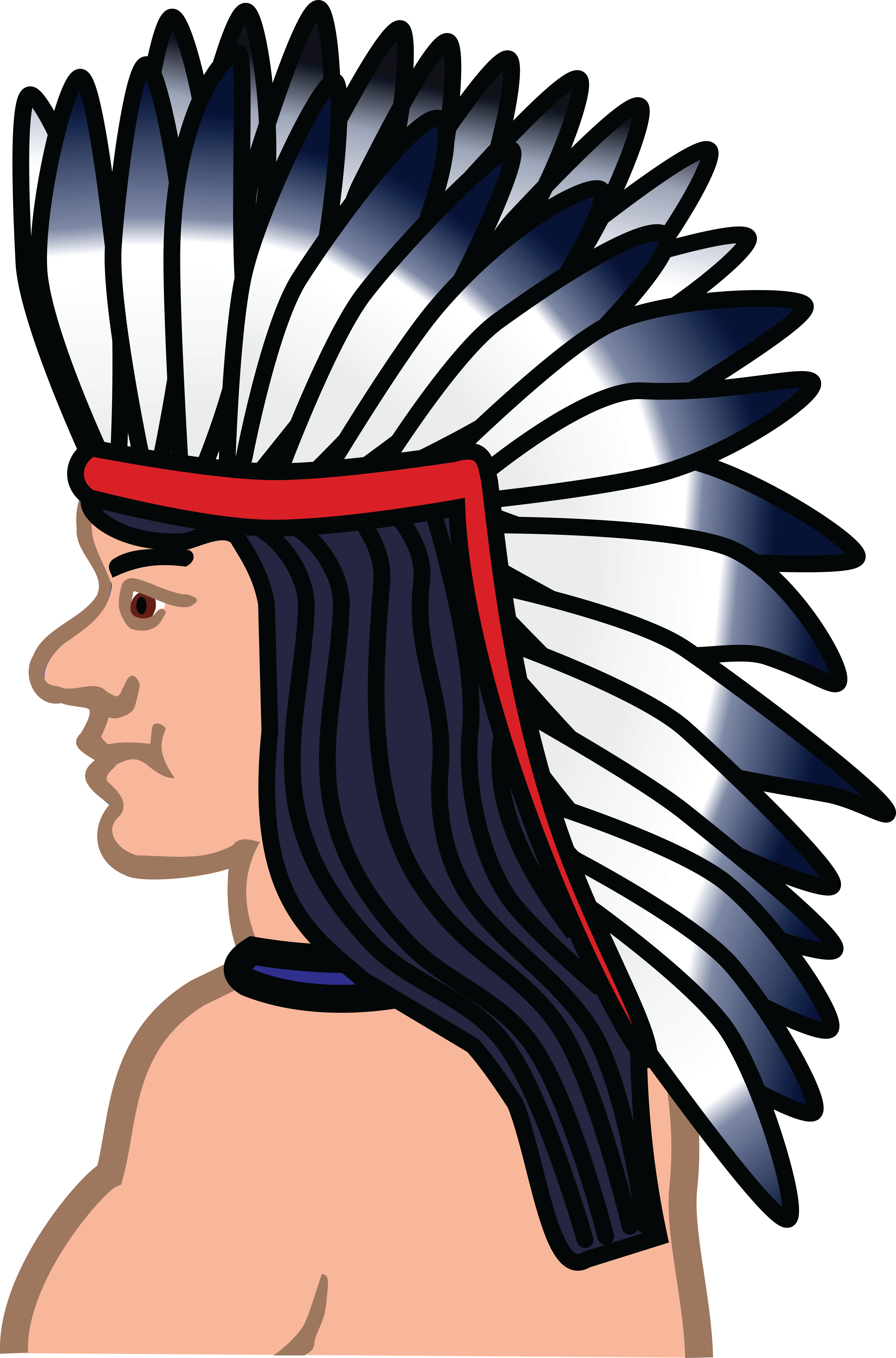 , , - Indianer Svg (4000x6060), Png Download