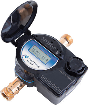 Residential - Neptune Mach 10 Water Meter (480x420), Png Download
