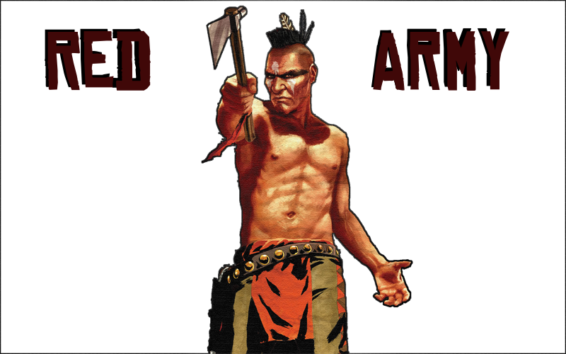 Download Redarmylogo - Red Dead Redemption Indian Character - Full Size