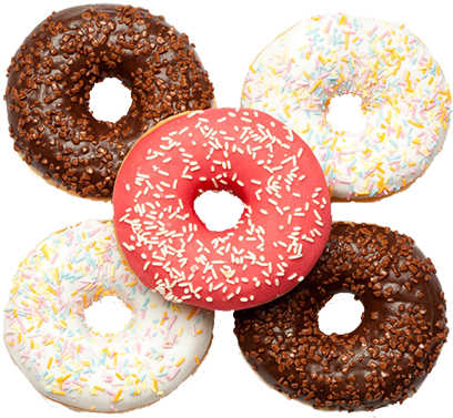 Transparent-noms - Donuts Png (500x500), Png Download