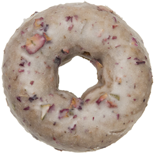 Earl Grey & Rose Doughnut - Doughnut (500x500), Png Download
