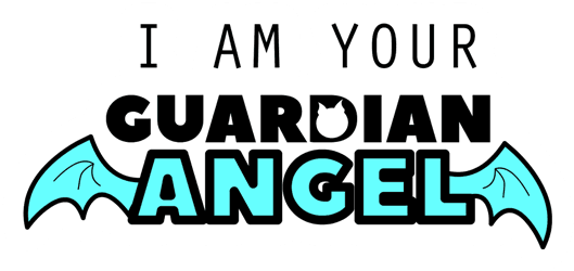 I Am Your Guardian Angel Sticker (528x528), Png Download