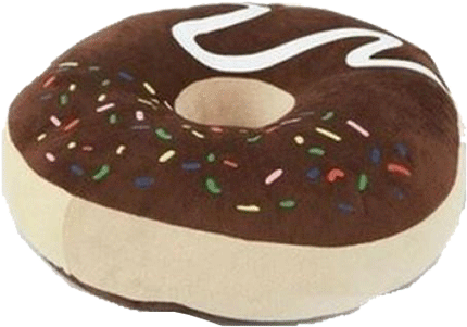 Download Itgirl Shop Chocolate Donut Pillow Aesthetic Apparel Pillow Full Size Png Image Pngkit