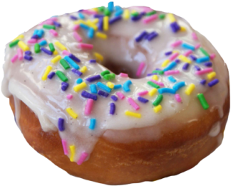 Doughnut (500x348), Png Download