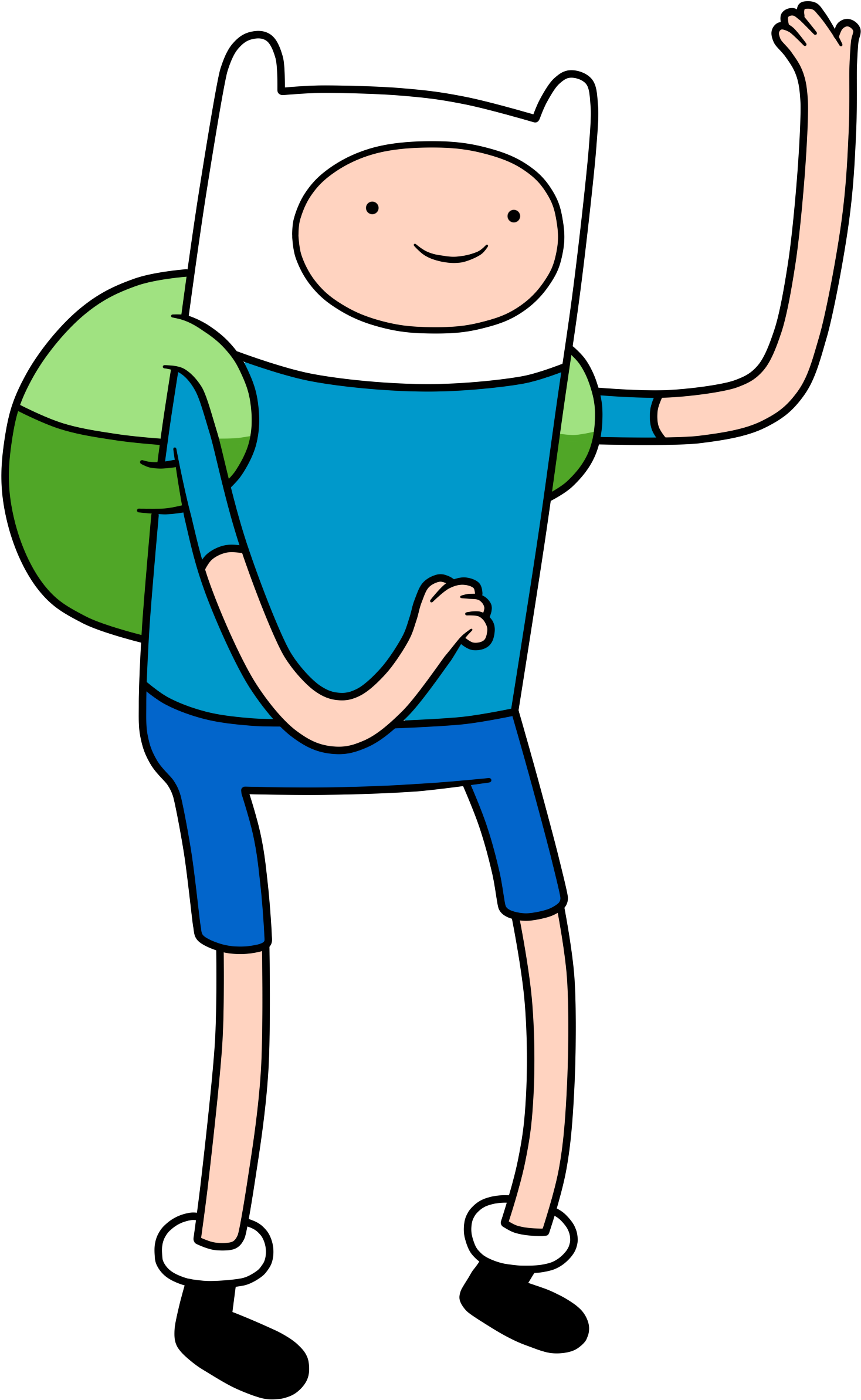 Finn - Finn Adventure Time (1600x2468), Png Download