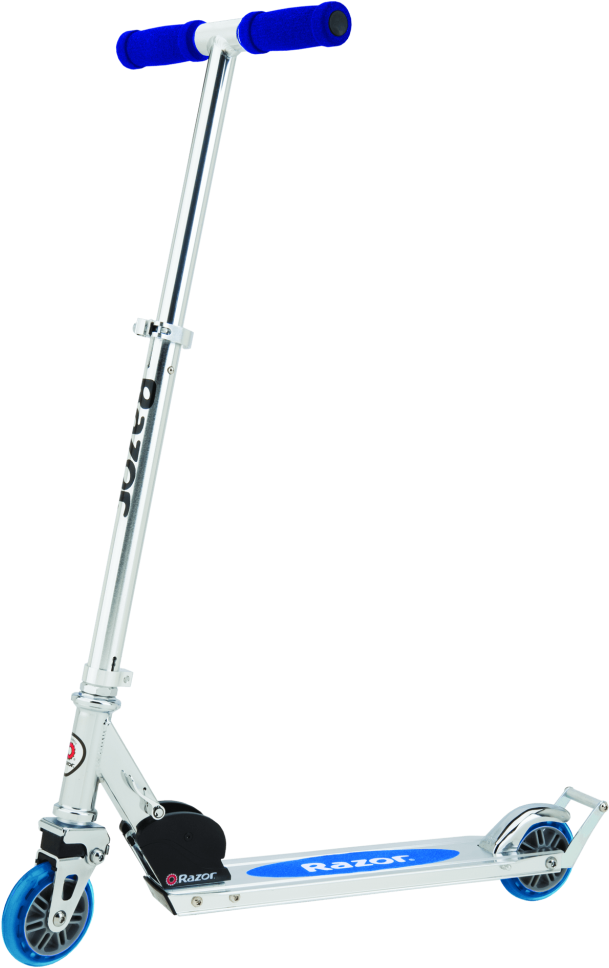 Kick Scooter Png High Quality Image - Razor A2 Blue Scooter (644x1024), Png Download
