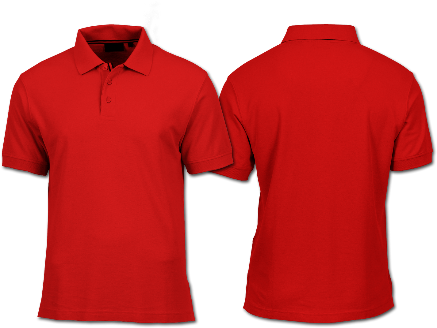 Polo - Red Polo Shirt Mockup (1600x1156), Png Download