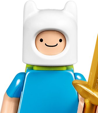 Finn The Human - Lego Dimension Level Pack-adventure Time (336x448), Png Download