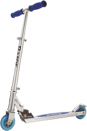 Kick Scooter Background Png Images - Razor Original Kick Scooter In Blue (400x466), Png Download