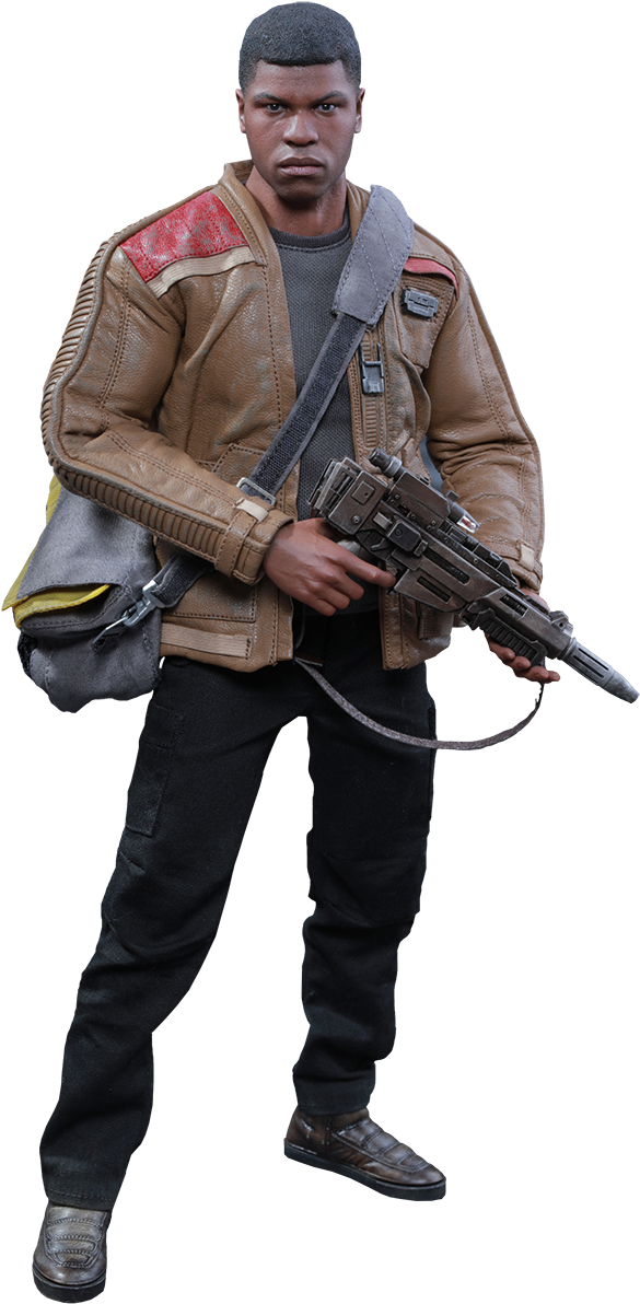 Hot Toys Finn Sixth Scale Figure - Hot Toys Finn Figure From Star Wars (589x1200), Png Download