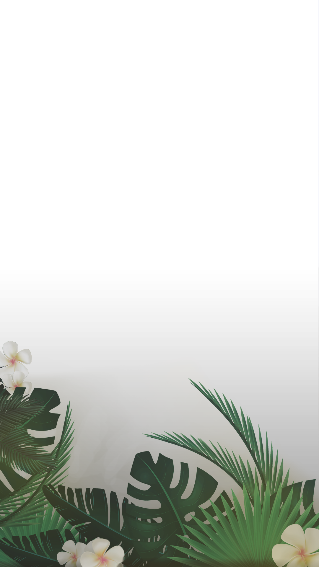 Tropical Leaf - Green Leaf Snapchat Filter (1080x1920), Png Download