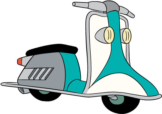 Agent P's Scooter - Agente P Phineas E Ferb (533x397), Png Download