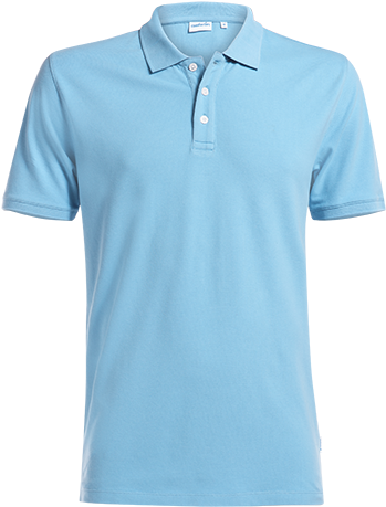 Comforties Evan Mannen Polo Blauw - Fruits Of The Loom Polo Shirts (490x490), Png Download