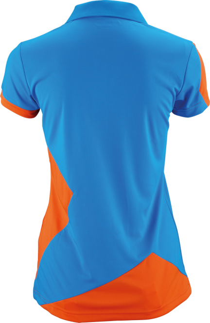 Polo Function Female Orange 6118 - Victor Team Line Unisex Function Polo Shirt (yellow) (432x662), Png Download