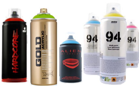 Spray Paint - ' - Montana Gold Acrylic Professional Spray Paints - N (458x284), Png Download