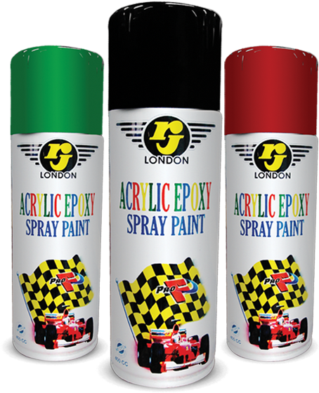 Rj Acrylic Epoxy Spray Paint - Rj London Spray Paint (492x600), Png Download