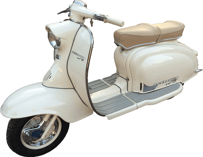 Scooter Banner - Vespa (706x546), Png Download