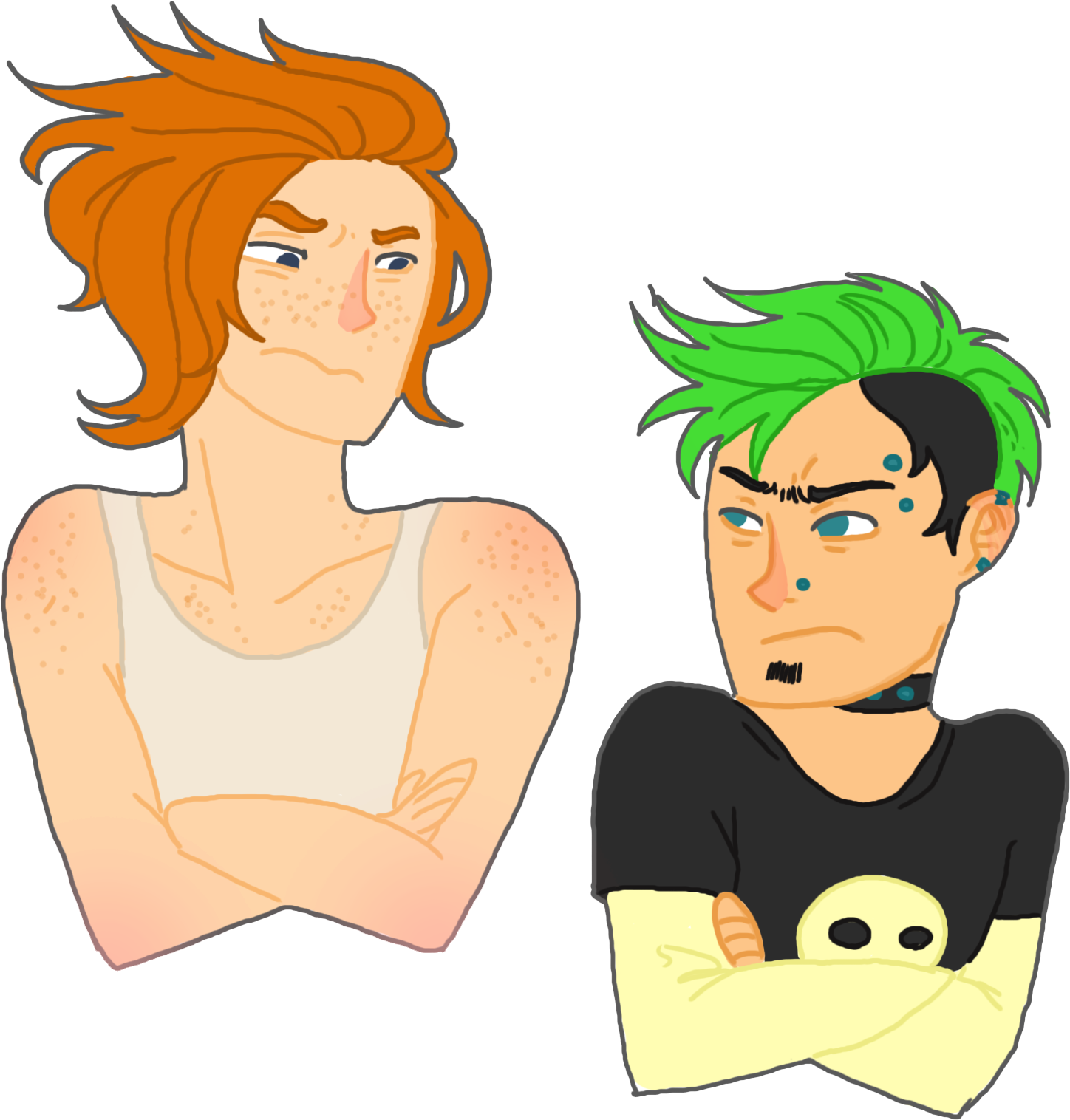 Redneck Freckles - Drawing (1820x1866), Png Download