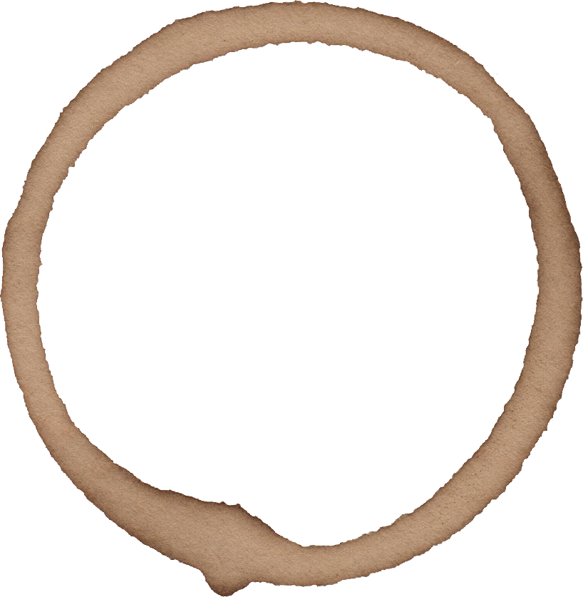 Stain Rings Transparent - Coffee (818x837), Png Download