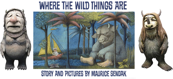 Com » Where The Wild Things Are Gifts & Products - Wild Things Are By Sendak Maurice (550x253), Png Download