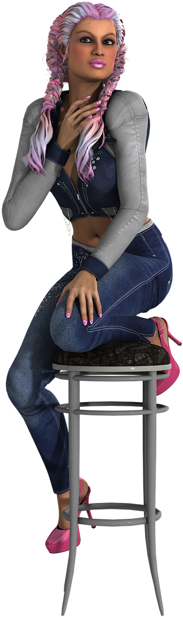 Stools Sitting Transparent (984x1280), Png Download