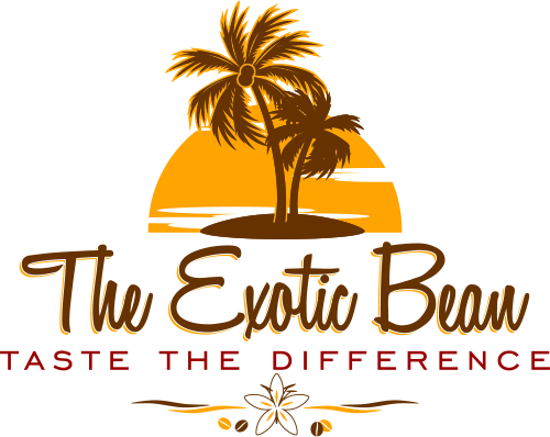 The Exotic Bean Logo - Exotic Logo (500x398), Png Download