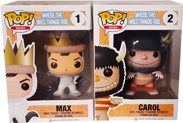 Where The Wild Things Are - Funko Pop Books Where The Wild Things (600x600), Png Download