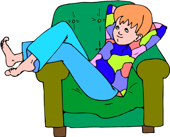 Heh Clipart - Lazy Clipart (750x593), Png Download
