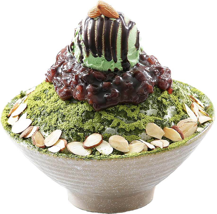 Green Tea Falling Snow (1000x1000), Png Download