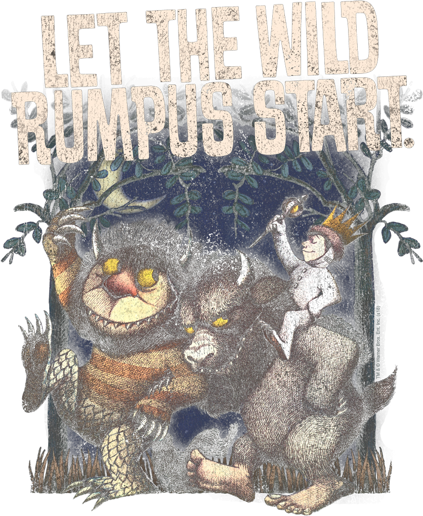 Where The Wild Things Are Wild Rumpus Juniors Tank (850x1064), Png Download