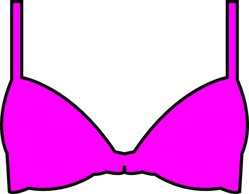 Free Png Bra Png Images Transparent - Clip Art Pink Bra (850x662), Png Download