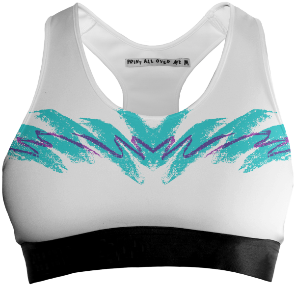 90s Jazz Sports Bra $50 - Sports Bra Png No Background (608x605), Png Download