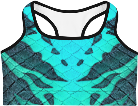 Black Dahlia Sports Bra - Sports Bra (480x480), Png Download