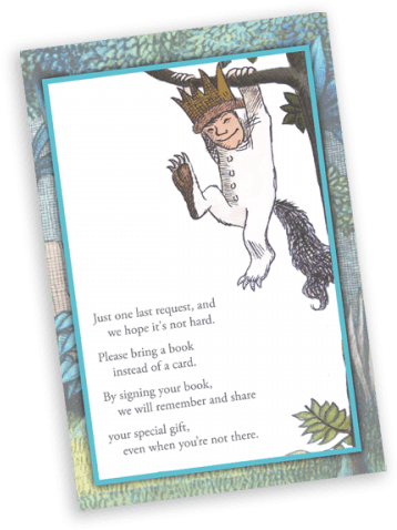 Where The Wild Things Are Inspired Book Card Insert - Wild Things Are Cartoon (500x500), Png Download