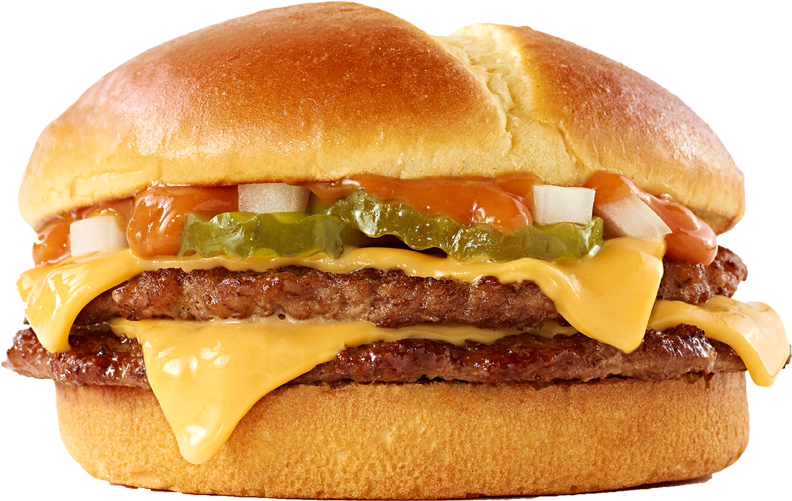 Double Cheese Burger Png Graphic Transparent - A&w Burger (792x520), Png Download