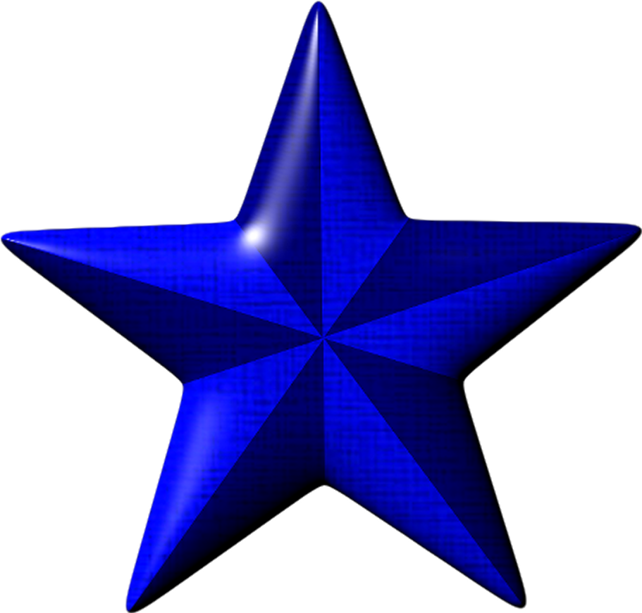 *✿**✿*estrella*✿**✿* Sparkles Glitter, - Star Blue (936x912), Png Download