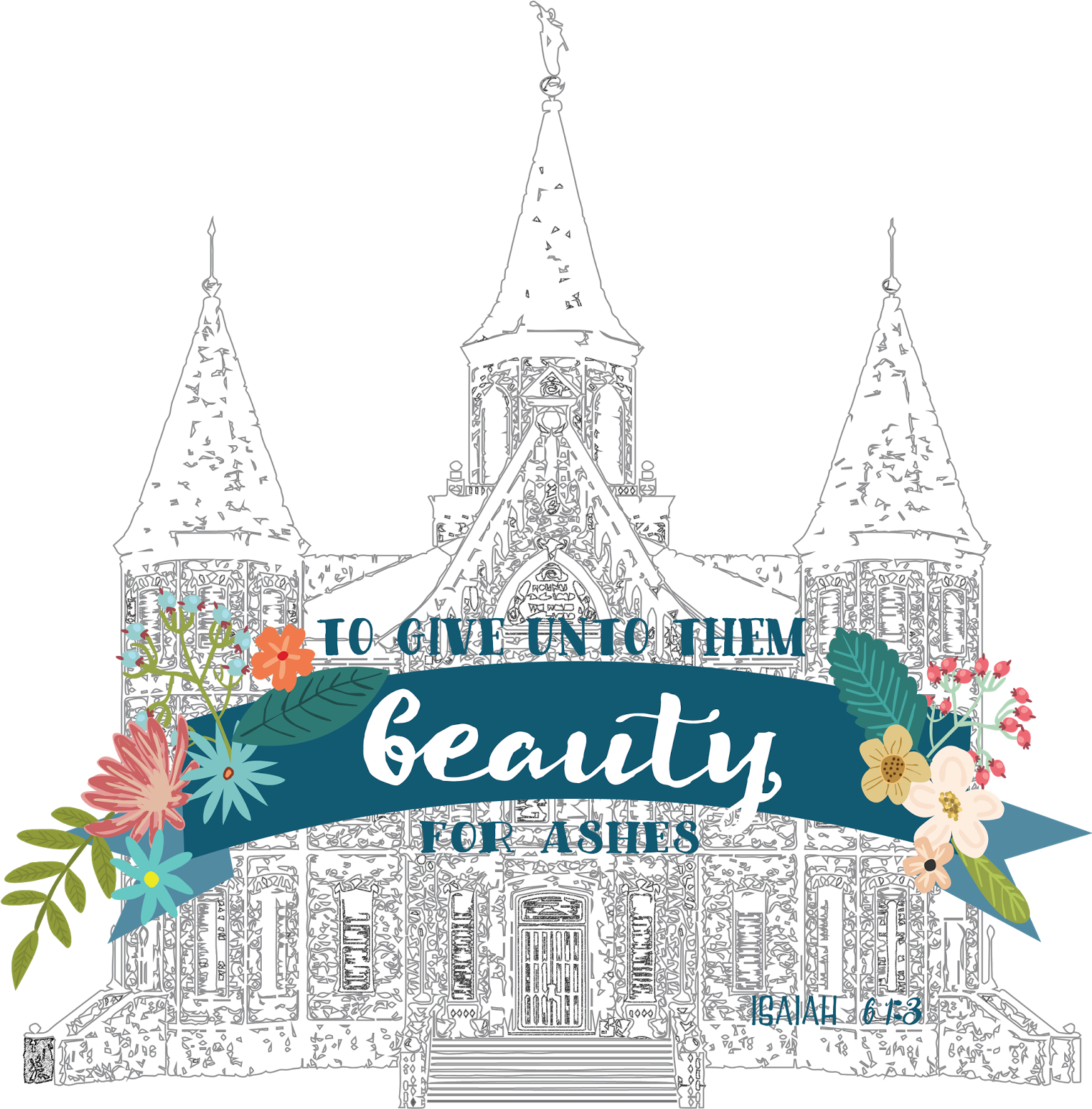 Mormon Mom Planners Monthly Planner/weekly - Steeple (1570x1600), Png Download